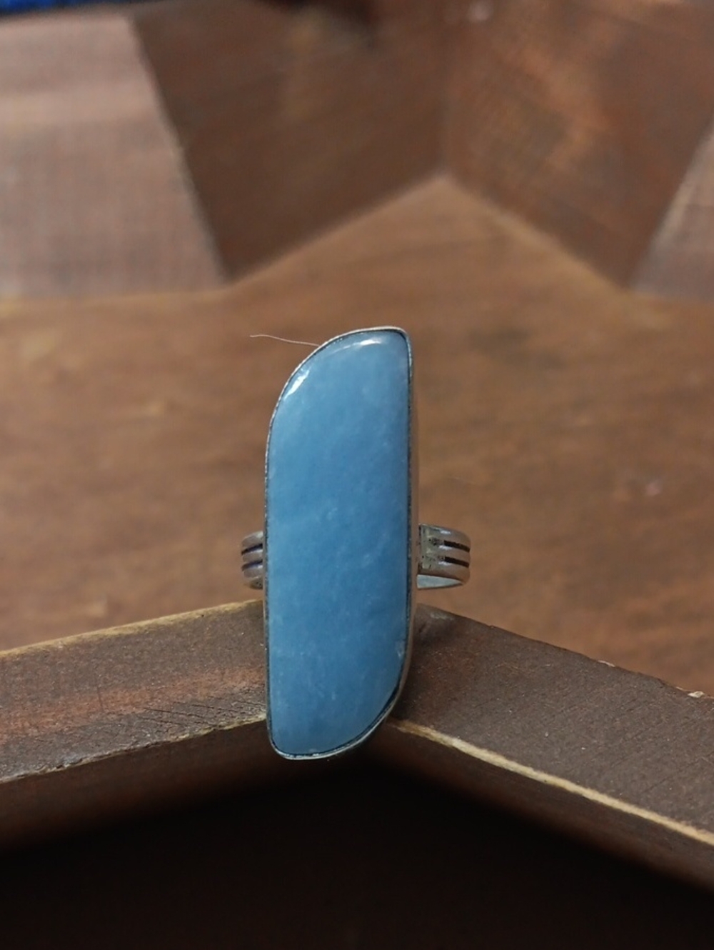 Blue Stone Cocktail Ring - Women's Jewelry